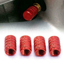 4pcs Aluminium Car Wheel Tyre Valve Stems Air Dust Screw Cover X7C0 Accesso H5X5