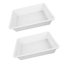 2x Seedling Starter Trays, Plant Germination Trays, without Drain Holes,