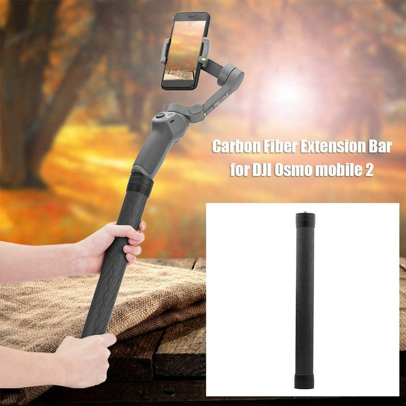 Carbon Fiber Extension Rod Pole Stick for DJI OSMO Mobile 3 Handheld Gimbal