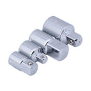 4pcs Sleeve Variable Square Adapter Large In The1/2 3/8 1/4 Conversion Head