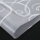 White Frosted Window Film Frost Etched Glass Sticky Back Plastic 45cm x 2m  T6M8