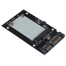 New Metal mSATA SSD to 2.5" SATA Enclosure Converter Adapter Card SSD Case T BX