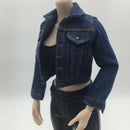 1/6 Female Clothings Jean Jacket Coat for 12 INCH Action Figures