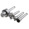 4 X Steel MT1 Wood Lathe Live Center And Drive Spur Cup Arbor with Wood Case