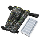 2 In 1 Portable Fishing Bag Tackle Box Folding Fishing Storage Carry Bag