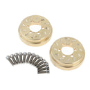 2Pcs Brass Internal Wheel Weights for 1/10 RC 1.9inch/2.2inch Beadlock Wheel