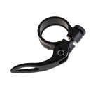 31.8mm MTB Bike Cycling Saddle Seat Post Clamp Quick Release QR Style Black