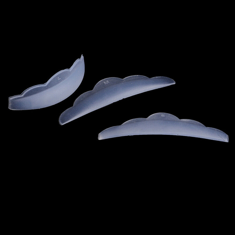 3 Pairs Silicone Eyelash Lift Curlers Silicone Eye Lash Extension Shields Pa Gw