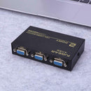 130MHz 1 to 2 Monitor Switch VGA Video Splitter Converter Adapter Box
