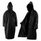 Unisex EVA Waterproof Hooded Rain Coat Jacket Cover Knee Length Raincoat