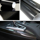 7D Glossy Carbon Fiber Vinyl Film Car Interior Wrap Stickers Auto Bubble-Free