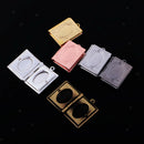 6 pcs charm pendants photo locket to open photo picture amulet - colorful