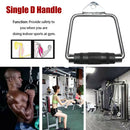 Cable Attachment Exercise With Rubber Handgrips Indoor Sports Single D Handle