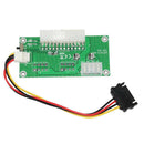 Dual PSU Power Supply Adapter High Power Sync Starter SATA Cable Connector