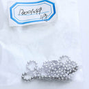 Men/Womens 2mm 19.4" Sier Stainl Steel Beaded DOG TAG Long Chain Necace