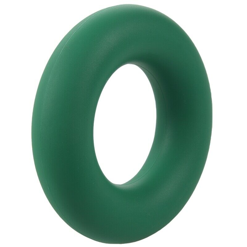 1 x O Shape Grip Hand Finger Forearm Strength Trainer Exerciser Gym, Green(