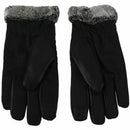 Men's non-slip thermal winter sports leather gloves Tactile display Gloves