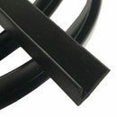 4M Car Door Window Trim Edge Moulding Rubber Noise Weatherstrip Seal Strip Black