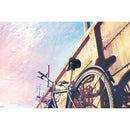 Diamond Painting Bicycle Against Wall Full Round Rhinestone Picture 40x30cm