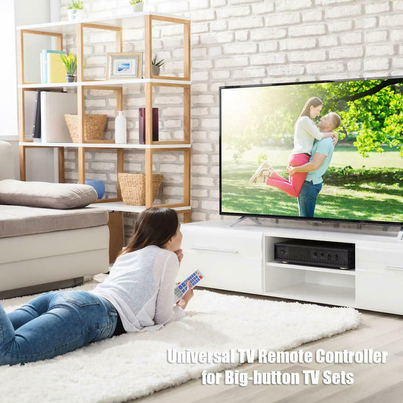 Universal TV Remote Control Oversize Key Controller for Big-button TV Sets