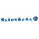 10x Multi Sided Dungeons & Dragon RPG Roleplay Game Dices Set Kids Gift Blue
