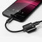 2-in-1 to 3.5mm Audio Jack Headphone Charger Charging Adapter Cable Wire