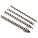 Glass Drill Metal Ceramic Tile Drill Bits, 4/25'' to 2/5''