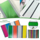 8 Pcs/set Guided Reading Strip Innovative Colorful Overlay Highlighting A1E D5B0
