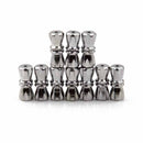 10pcs screw clasps stainless steel screw clasps with safe snap lock fit ft