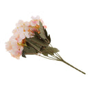 Upscale 6 Heads Artificial Hydrangea Simulation Flowers Bouquet Decor Pink