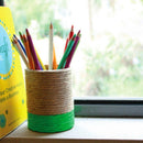 50M JUTE HESSIAN TWINE SISAL RUSTIC STRING VASE GIFT CHIC DECORS LIGHT GREEN