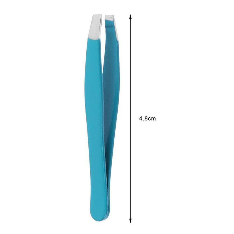 4pcs Professional Metal Slant Tip Hair Removal Eyebrow Tweezer Makeup Tool