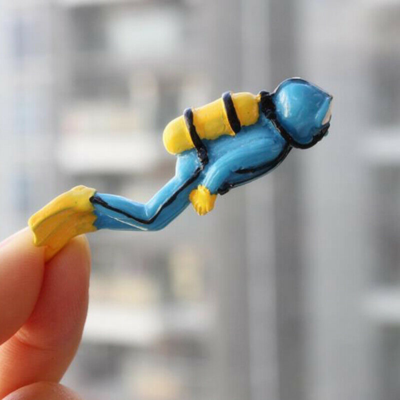 Treasure Hunter Diver Fish Tank Ornament Landscape Aquarium DecorationSEAU