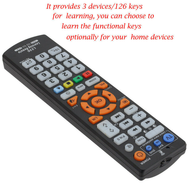 Universal Smart Remote Control Controller With Learn Function For TV CBL DVD SAT