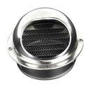 Stainless Steel Wall Air Vent Round Metal Insect Ventilation Grille 8cm