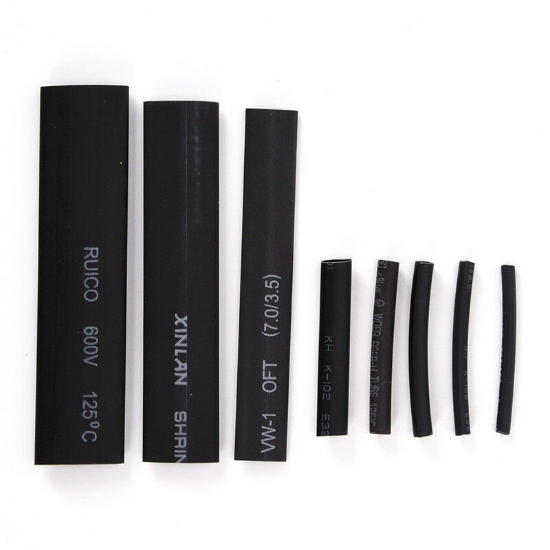 127Pcs Adhesive Lined Heat Shrink Sleeving - 2:1 Weatherproof HeatshrinkTubin Bj