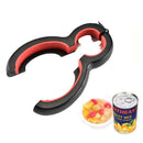 Multi-Tool 6 in 1 Bottle Soda Soup Can Jelly Jar Opener Twist Off Remover H A2L4