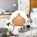 Electric Aroma Humidifier Wood Grain Essential Oil Diffuser Mini Mist Maker A