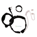 SN9F 2 Pin Covert Acoustic Tube Earpiece Headset PTT Throat MIC for Baofeng UV5R