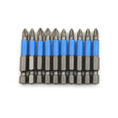 10pcs 1/4'' Anti Slip Magnetic Screwdriver S2 Ph2 Head Screw Driver Bit Tool  lj