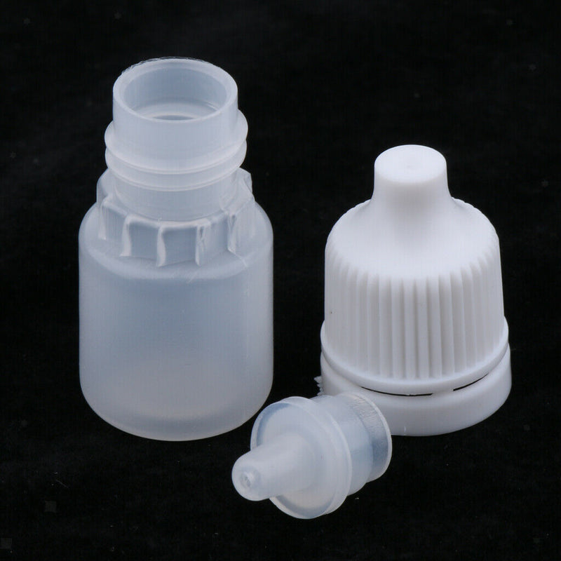 Bulk Lot 20pcs Mini Refillable Empty Eye Drops Makeup Travel Bottles Blue