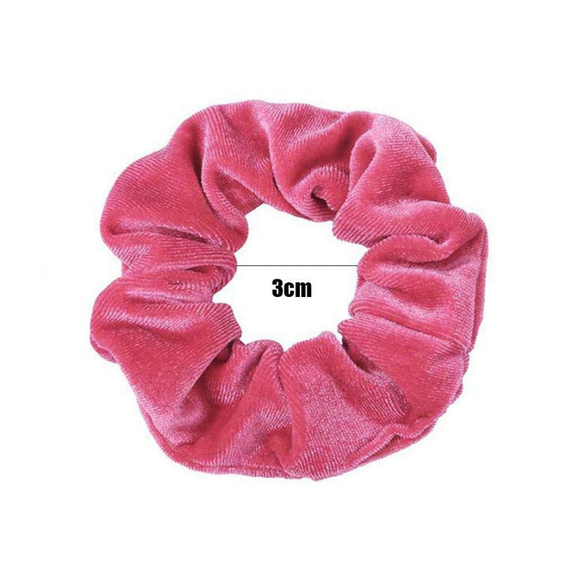 45pcs Velvet Elastic Rubber Band Fashion Women Hair Ropes Ponytail Holder  A