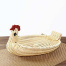 Creative Fruit Handmade Rattan Woven Living Room Fruit Plate Bread Dried Fr F8G6