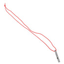 1pc Ultralight Titanium Whistle with Cord Portable Emergency Camping Whistle MO