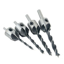 7PCS Door Self-Centering Hinge Drill Bit + 6pcs Hex Shank 90 Degree 5 Flute K6R7