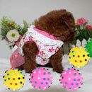 4pcs Small Squeaky Dog Round Soft Rubber Hedgehog Interactive Chew Toys