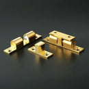 4 Pcs Furniture Cabinet Door Brass Double Ball Roller Catch Latch D5O5