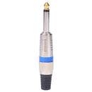 Mono 6.35mm 1/4 Inch Male Audio Sound Microphone Mic Jack Plug Adapter Connector