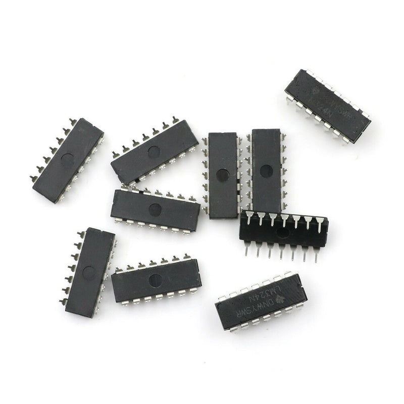 10pcs LM324N LM324 DIP-14 TI Low Power Quad Op-Amp SE Chip SEAU