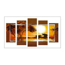 Elephant 5D DIY Full Drill Diamond Painting 5-pictures Combination Kit Gift